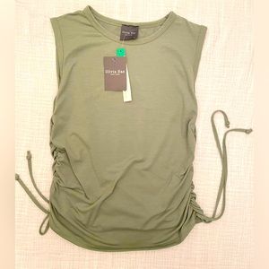 Cute sage green top!